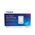 Dukal LLC Caliber Cotton Island Dressing 2x3" Sterile Adhesive Absorbent LF, 8 BX/CA - 4070