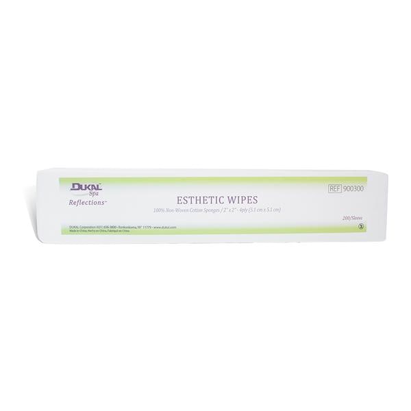 Dukal LLC Esthetic Wipe Non-Woven Disposable 2x2" 20Bg/Case - 900300