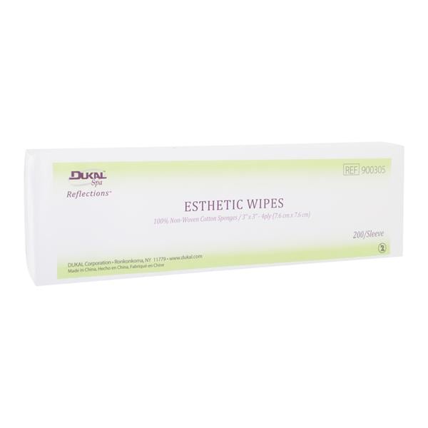 Dukal LLC Esthetic Wipe Non-Woven Disposable 3x3" 20Bg/Case - 900305