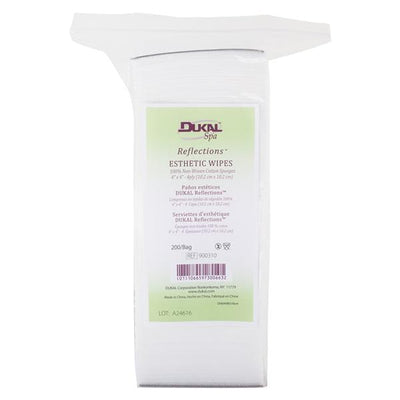 Dukal LLC Esthetic Wipe Non-Woven Disposable 4x4" 10bg/Case - 900310