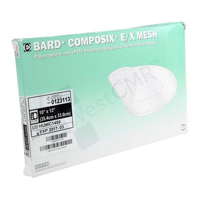 Kendall-LTP (Sentry Line) Composix E/x Polypropylene Mesh Dressing 10x13" Sterile Oval  - 0123113