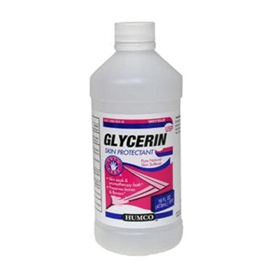 Humco Holding Group,inc Liquid Protectant Glycerin 99.5% 16oz Natural Skin 12Bt/Case - 103116001