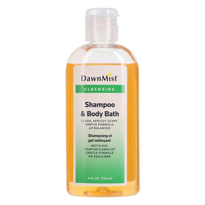 Dukal LLC DawnMist Cleansing Shampoo/Wash 4oz Fresh Apricot Scent Each, 96 EA/CA - MS3367