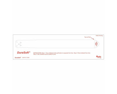 PDC Durasoft® Laser Wristband, Tamper Evident, Paper, Adult/Pedi, White, 4 Pks of 250 Sheets per Case |  9507W-11-PDR