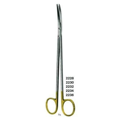 Integra York Pa, Inc -Padgett Metzenbaum Scissors Curved 7" Tungsten Carbide Each PM-2750