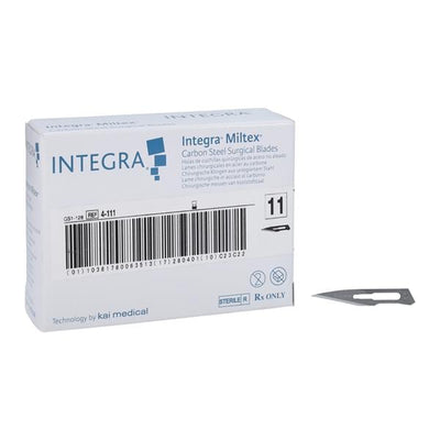 Integra York Pa, Inc -Carbon Steel Sterile Surgical Blade #11 #11 Disposable 4-111