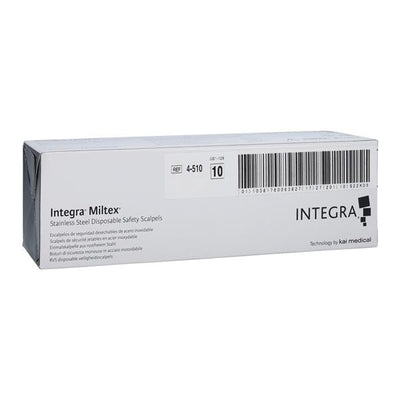 Integra York Pa, Inc -Disposable Safety Safety Scalpel #10 Stainless Steel Sterile 4-510