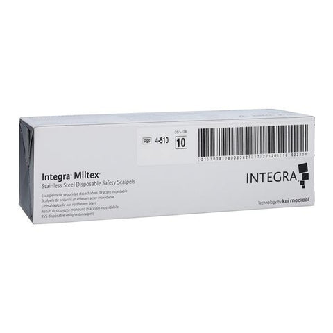 Integra York Pa, Inc -Disposable Safety Safety Scalpel #10 Stainless Steel Sterile 4-510