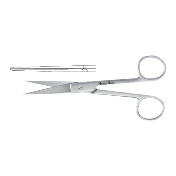 Miltex-Integra Miltex -Meister-Hand Operating Scissors Straight 5" Stainless Steel Each MH5-4