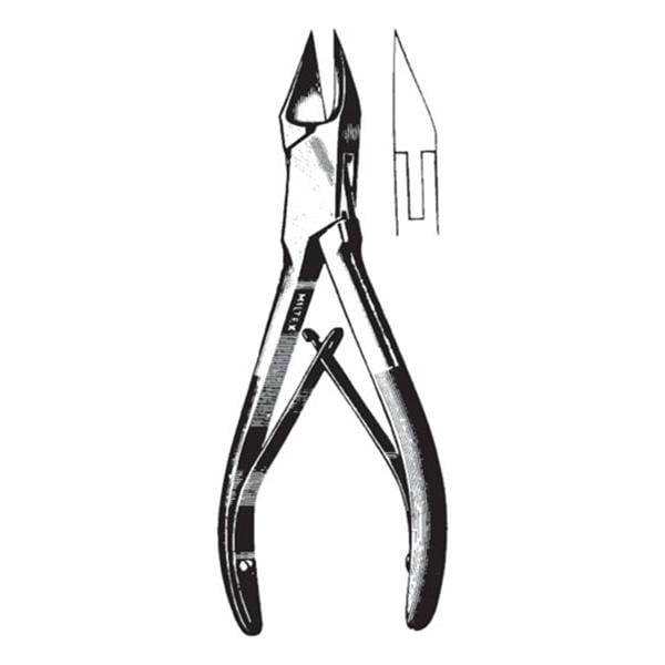 Miltex-Integra Miltex -Liston Bone Cutting Forcep Straight Narrow Blade 5-1/2" Stainless Steel Each 40-1308