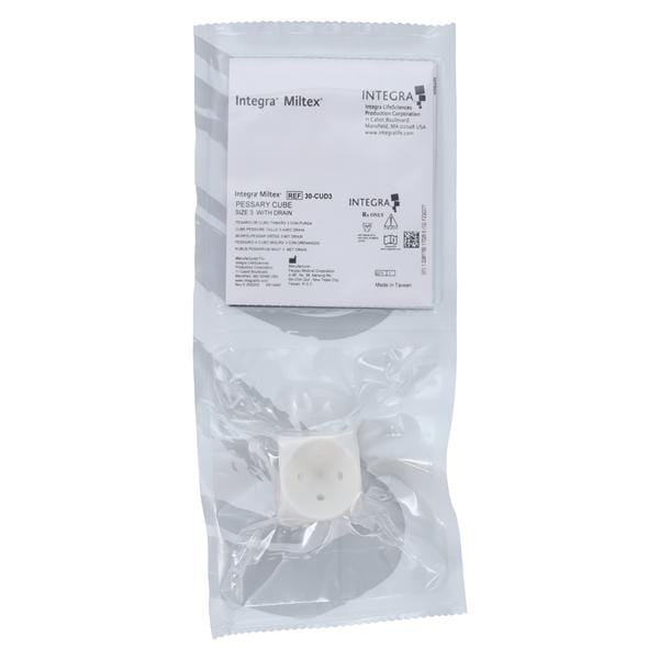 Integra York Pa, Inc -Pessary Uterine Cube Size 3 Medical Grade Silicone 30-CUD3