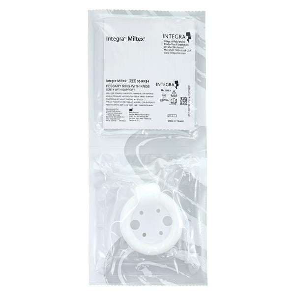 Integra York Pa, Inc -Pessary Uterine Ringknob Size 4 2.75". Silicone Non-Sterile Not Made With Natural Rubber Latex Disposable Each 30-RK4