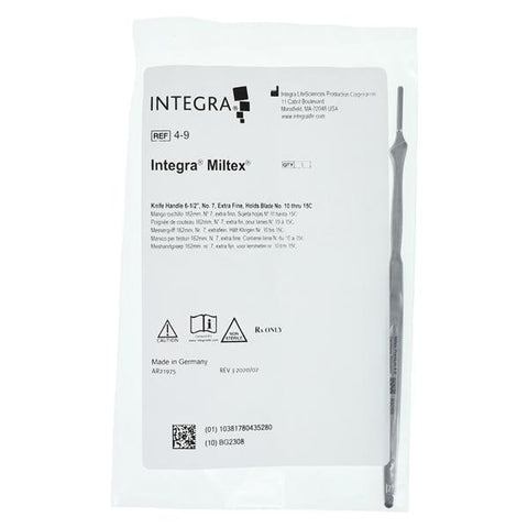 Integra York Pa, Inc -Knife Handle 6-1/2" #10-15C 4-9
