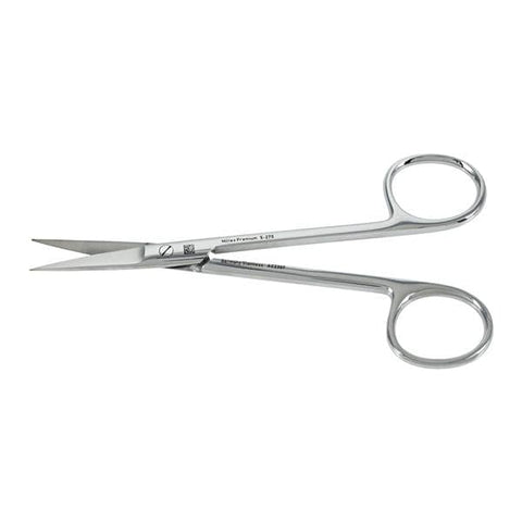 Integra York Pa, Inc -Wagner Plastic Surgery Scissors Straight 4-3/4" Stainless Steel Each 5-270
