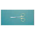 Integra York Pa, Inc -Plastic Surgery Scissors Curved 4-1/2" Tungsten Carbide Sterile Disposable Each 21-537TC