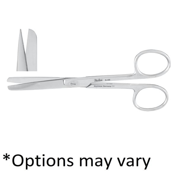 Integra York Pa, Inc -Operating Scissors Straight 6-1/2" Stainless Steel Autoclavable Each 5-18