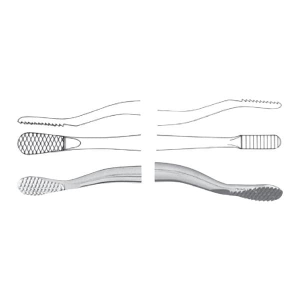 Miltex-Integra Miltex -Bone File Size 12 Howard Bell Double End Cross Cut Stainless Steel Each 40-1385