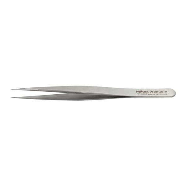 Integra York Pa, Inc -Swiss Jewelers Forcep Straight Flat 4-3/8" Stainless Steel/Non Magnetic Autoclavable Each 17-303C