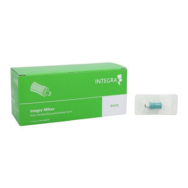 Miltex-Integra Miltex Biopsy Punch 6mm Stainless Steel Blade Sterile Disposable 50/Bx - 33-36-SH