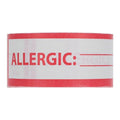Precision Dynamics Corp. Tape Allergic To Red/White 1x500" 1" Core Each - N-12