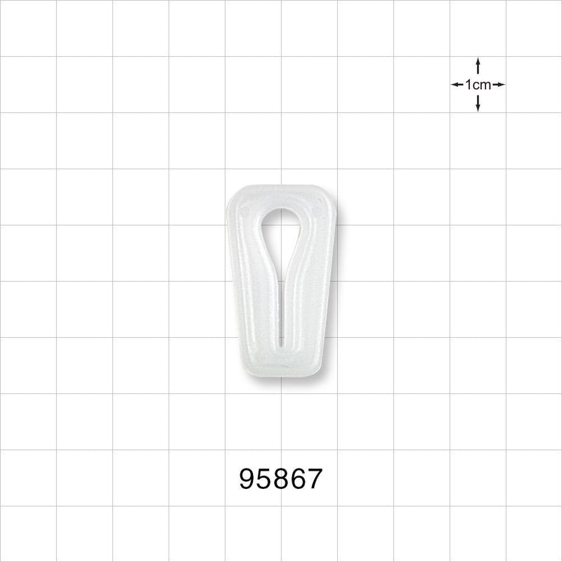 Slide Clamp, White - Fits 0.275 inch OD Tubing (7 mm) - 95867