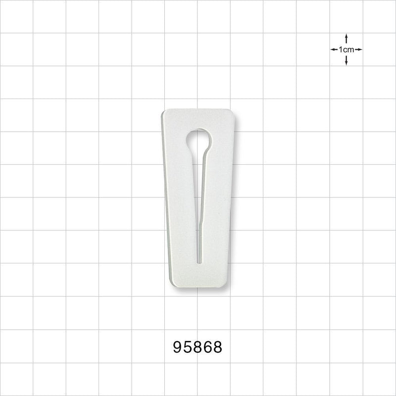 Slide Clamp, White - Fits 0.315 inch OD Tubing (8 mm) - 95868