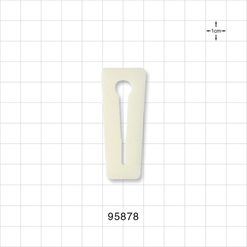 Slide Clamp, Natural - Fits 0.315 inch OD Tubing (8 mm) - 95878