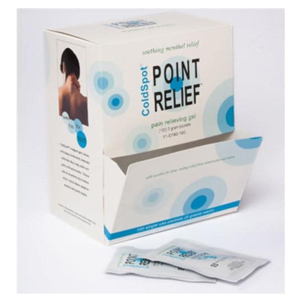 Fabrication Enterprises Cold-Spot Point Relief Analgesic Gel 5gm 100/Box - 11-0740-100
