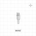 Female Luer Lock, Tubing Port, Clear - 0.106 inch - 0.1 inch ID/0.173 inch - 0.169 inch OD (2.69 mm - 2.54 mm/4.39 mm - 4.29 mm) - 96442