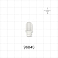 Female Luer Cap, Non-Vented, White -  - 96843