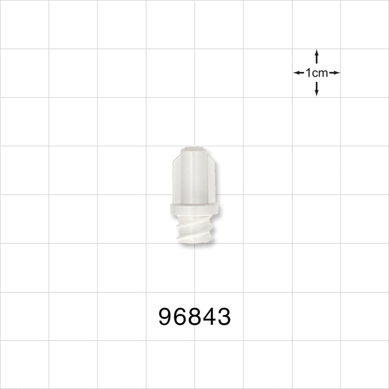 Female Luer Cap, Non-Vented, White -  - 96843