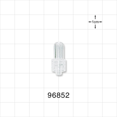 Male Luer Cap, Non-Vented, Clear -  - 96852