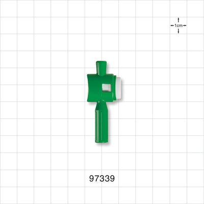 3-Part One-Handed Torquer, Green - Fits 1.37 FR - 3 FR Guide Wires (0.018 inch - 0.039 inch, 0.45 mm - 1 mm) - 97339