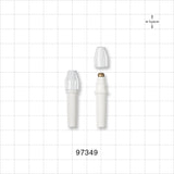 3-Part Torquer, White - Fits 0.68 FR - 1.37 FR Guide Wires (0.009 inch - 0.018 inch, 0.22 mm - 0.45 mm) - 97349