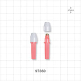 3-Part Torquer, Salmon - Fits 1.37 FR - 2.9 FR Guide Wires (0.018 inch - 0.038 inch, 0.45 mm - 0.96 mm) - 97360