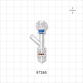 Hemostasis Valve Y Connector, Rotating Male Luer Lock, Female Luer Lock Sideport - 0 FR - 9 FR (0 inch - 0.118 inch, 0 mm - 3 mm); Up to 11 G - 97380