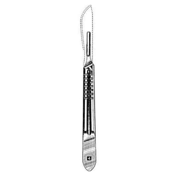 Sklar Instruments -Handle Scalpel Blade Stainless Steel #4 5-3/4" Reusable Each 06-2904