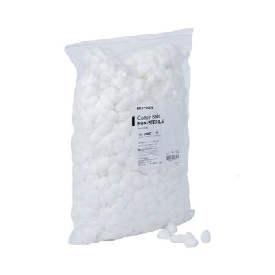 McKesson Cotton Ball McKesson Medium Cotton NonSterile M-980221-465 | Case of 4000