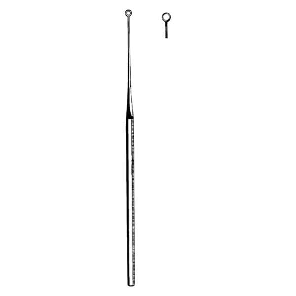 Sklar Instruments -Buck Ear Curette 6-1/2" Stainless Steel Non-Sterile Reusable Each 98-172
