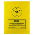 Medegen Medical Products, LLC -Transport Bag 12x15" Yellow/Black Plastic Symbol Non-Sterile For Chemotherapy Specimen 100/Case MAI 47-CBS1