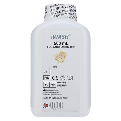 Alcor Scientific iWash Wash Bottle 4x500mL 4/Case - 112-12-001