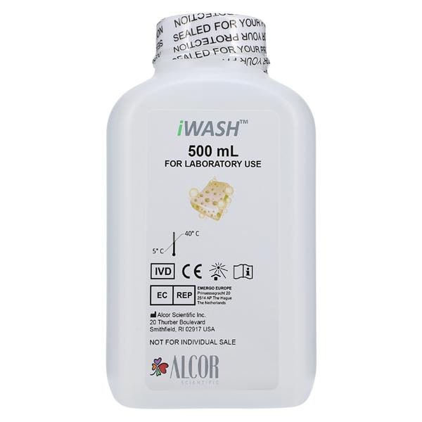 Alcor Scientific iWash Wash Bottle 4x500mL 4/Case - 112-12-001