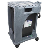 Becton-Dickinson -Recykleen Sharps Collector Trolly Gray 27.5x18x24.1" Plastic For 17-19 Gal Containers Each 305092