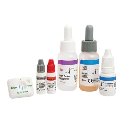 TechLab Inc Quik Chek Cryptosporidium Test Mod Cmplx f/ Grd Cyst/Crypto Ocyst Ag Dtctn Each - T30407
