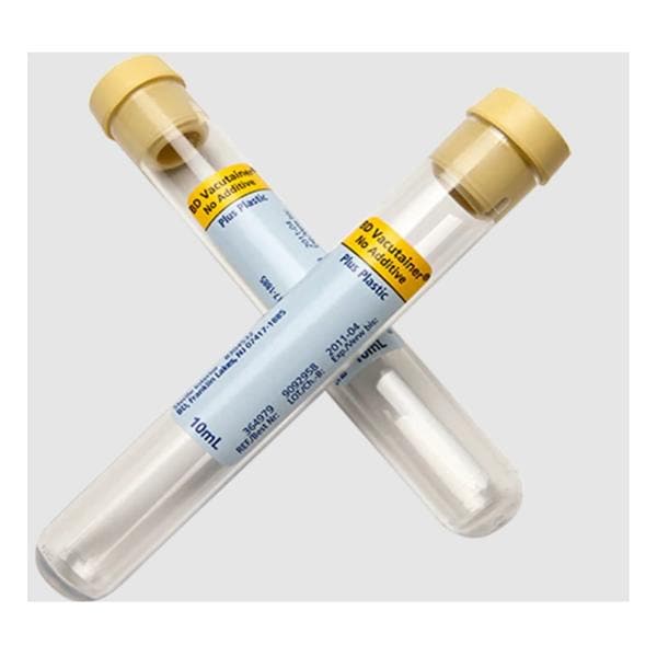 Becton-Dickinson Vacutainer Urine Collection Tube 8mL Plastic 100/Bx, 10 BX/Case - 364980