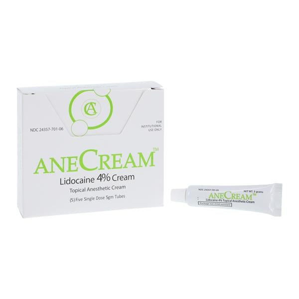 Focus Health Group Anecream Cream 4% 5gmx5/Package - 24357-701-06