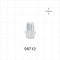 Large-Bore Female Cap, Non-Vented, Clear -  - 98712