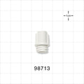 Large-Bore Female Cap, Non-Vented, White -  - 98713
