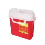 Becton-Dickinson -Sharps Container 5.4qt Red 4-8/10x12x12" Horizontal Counterbalanced Door Lid Plastic Non-Sterile Each, 12 EA/CA 305426