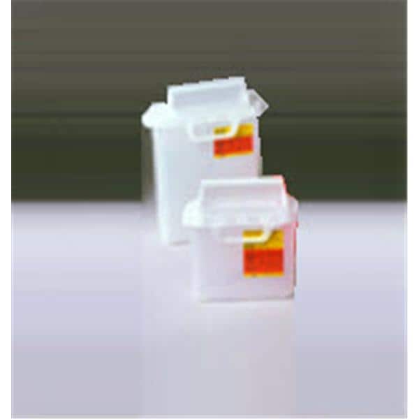 Becton-Dickinson -Sharps Container 2gal Red 12.45x1.72x6" Horizontal Counterbalanced Door Lid Plastic Non-Sterile 2gal/Each, 10 EA/CA 305435